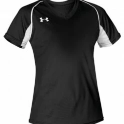 Under Armour Girls' Next V-Neck Custom Softball Jersey Dark Green/White