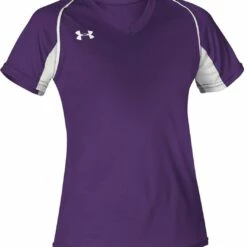 Under Armour Girls' Next V-Neck Custom Softball Jersey Dark Green/White -Deals Baseball Store 1 usj6v0g purplewhite mainProductImage FullSize