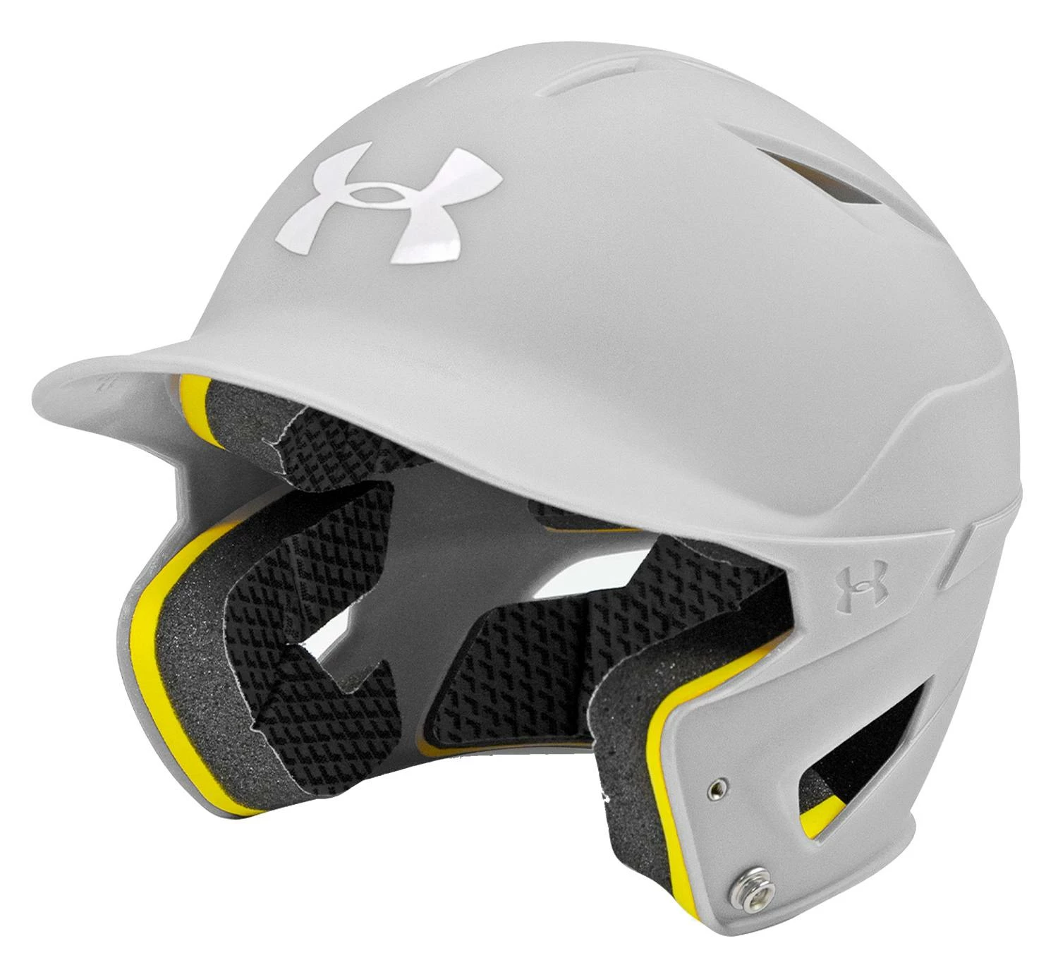 Under Armour Converge Solid Color Matte Youth Batting Helmet - SCUFFED White 2 Under Armour Converge Solid Color Matte Youth Batting Helmet - SCUFFED White - Image 2
