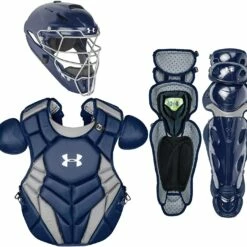 Under Armour Pro Series 4 NOCSAE Certified Youth Catcher's Set - Ages 9-12 Navy -Deals Baseball Store 1016 uackcc4jrp navy mainProductImage FullSize