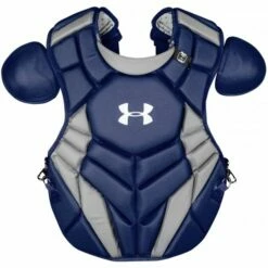 Under Armour Pro4 NOCSAE Certified Adult 16.5"" Baseball Catcher's Chest Protector Scarlet