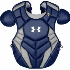 Under Armour Pro Series 4 NOCSAE Certified 16.5" Adult Catcher's Chest Protector Navy -Deals Baseball Store 1016 uacpcc4apro navy mainProductImage FullSize