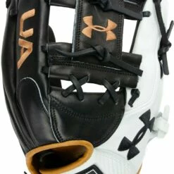 Under Armour Genuine Pro 2.0 11.5"" Baseball Glove - Right Hand Throw Navy/White -Deals Baseball Store 1016 uafggp2 1150i rht blackwhite mainProductImage FullSize