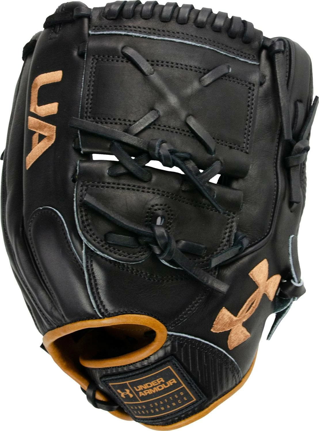 Under Armour Genuine Pro 2.0 12" Baseball Glove - Left Hand Throw Black/Carmel 3 Under Armour Genuine Pro 2.0 12" Baseball Glove - Left Hand Throw Black/Carmel - Image 3
