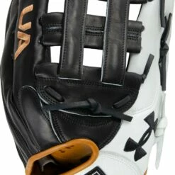 Under Armour Genuine Pro 2.0 12.75" Baseball Glove - Left Hand Throw Black/White -Deals Baseball Store 1016 uafggp2 1275h lht blackwhite mainProductImage FullSize 1