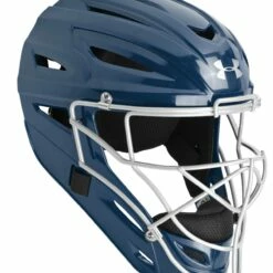 Under Armour Victory Series Adult Baseball Catcher's Helmet Scarlet -Deals Baseball Store 1016 uahg2avs navy mainProductImage FullSize