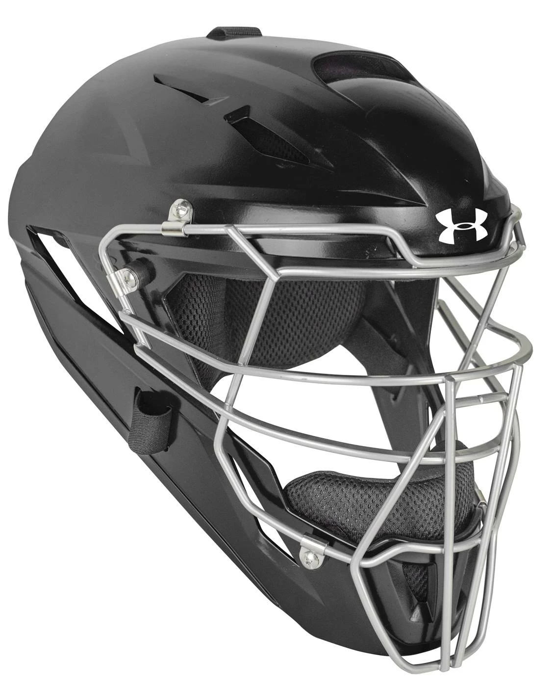 Under Armour Converge Adult Solid Pro Catcher's Helmet Navy 2 Under Armour Converge Adult Solid Pro Catcher's Helmet Navy - Image 2