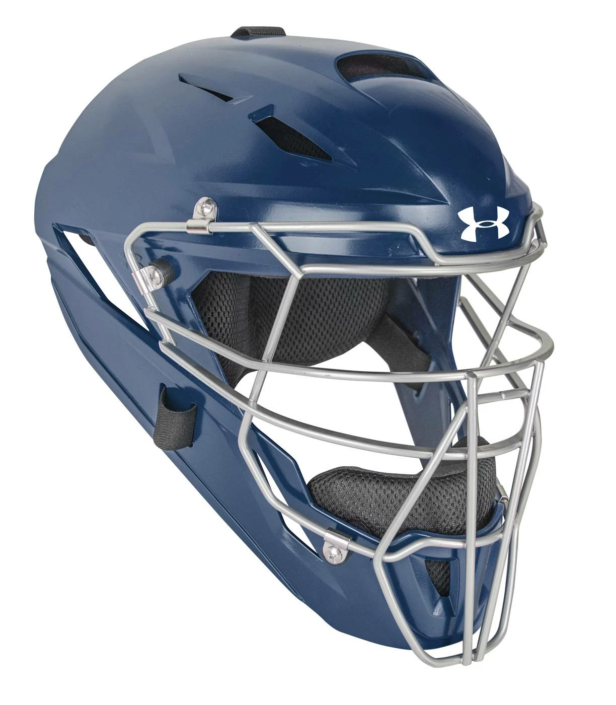 Under Armour Converge Adult Solid Pro Catcher's Helmet Navy 3 Under Armour Converge Adult Solid Pro Catcher's Helmet Navy - Image 3