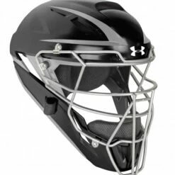 Under Armour Adult Converge Pro Baseball Catcher's Helmet Black/Silver