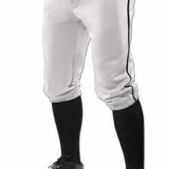 Champro Triple Crown Piped Knicker Men's Baseball Pants Gray/Scarlet 12 Champro Triple Crown Piped Knicker Men's Baseball Pants Gray/Scarlet -Deals Baseball Store 1213 bp101a whiteblack mainProductImage FullSize