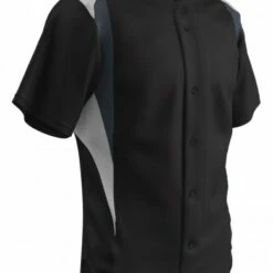 Champro Bullpen Full Button Youth/Adult Custom Baseball Jersey Purple/White