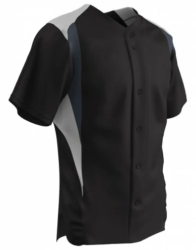 Champro Bullpen Full Button Youth/Adult Custom Baseball Jersey Purple/White 1 Champro Bullpen Full Button Youth/Adult Custom Baseball Jersey Purple/White