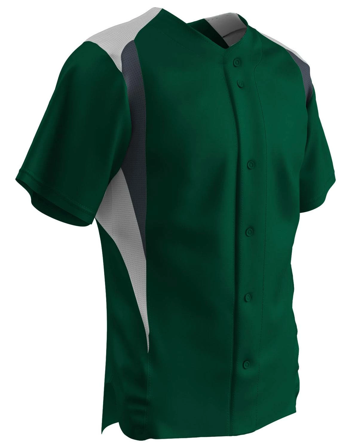 Champro Bullpen Full Button Youth/Adult Custom Baseball Jersey Purple/White 3 Champro Bullpen Full Button Youth/Adult Custom Baseball Jersey Purple/White - Image 3