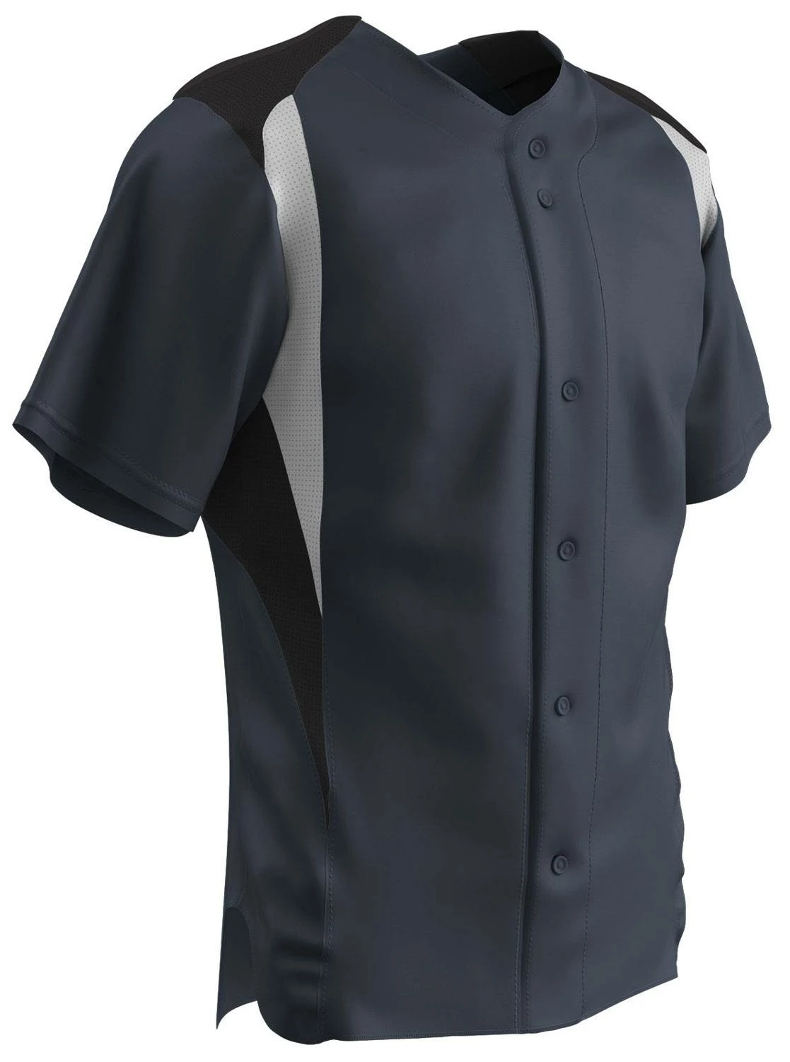 Champro Bullpen Full Button Youth/Adult Custom Baseball Jersey Purple/White 4 Champro Bullpen Full Button Youth/Adult Custom Baseball Jersey Purple/White - Image 4