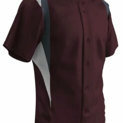 Champro Bullpen Full Button Youth/Adult Custom Baseball Jersey Purple/White 15 Champro Bullpen Full Button Youth/Adult Custom Baseball Jersey Purple/White -Deals Baseball Store 1213 bs33a maroonwhite mainProductImage FullSize