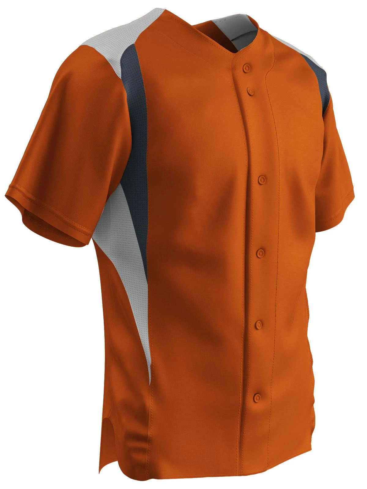 Champro Bullpen Full Button Youth/Adult Custom Baseball Jersey Purple/White 7 Champro Bullpen Full Button Youth/Adult Custom Baseball Jersey Purple/White - Image 7