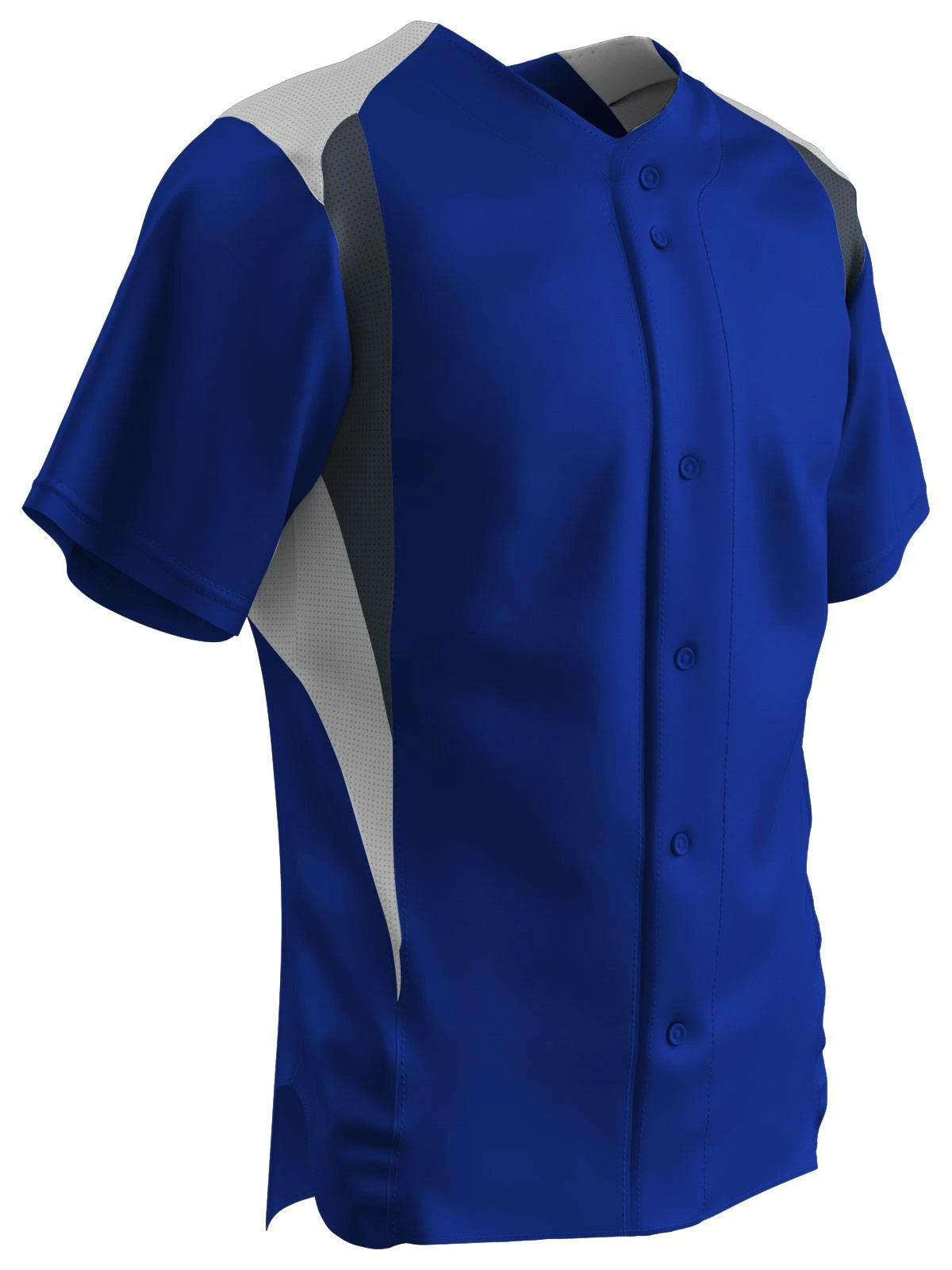 Champro Bullpen Full Button Youth/Adult Custom Baseball Jersey Purple/White 9 Champro Bullpen Full Button Youth/Adult Custom Baseball Jersey Purple/White - Image 9