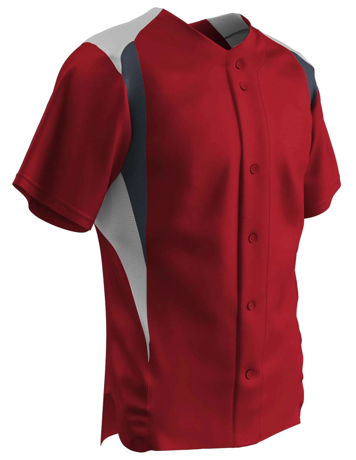 Champro Bullpen Full Button Youth/Adult Custom Baseball Jersey Purple/White 10 Champro Bullpen Full Button Youth/Adult Custom Baseball Jersey Purple/White - Image 10