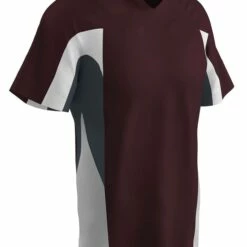 Champro Relief V-Neck Custom Youth/Adult Custom Baseball Jersey Black/Graphite -Deals Baseball Store 1213 bs34a maroongraphite mainProductImage FullSize