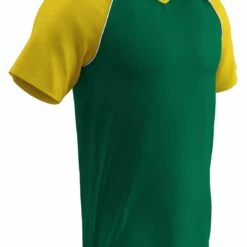 Champro Bunt Lightweight Mesh Youth/Adult Custom Baseball Jersey Scarlet/White -Deals Baseball Store 1213 bs35a forestgreengold mainProductImage FullSize