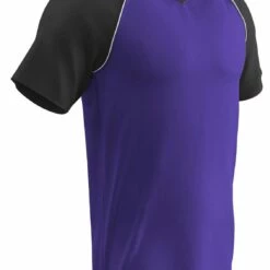 Champro Bunt Lightweight Mesh Youth/Adult Custom Baseball Jersey Scarlet/White -Deals Baseball Store 1213 bs35a purpleblack mainProductImage FullSize
