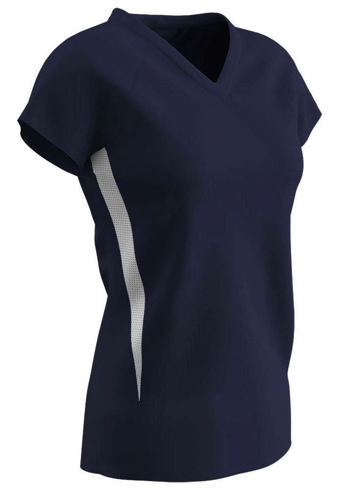 Champro Spike Women's Custom Softball Jersey White/White 5 Champro Spike Women's Custom Softball Jersey White/White - Image 5