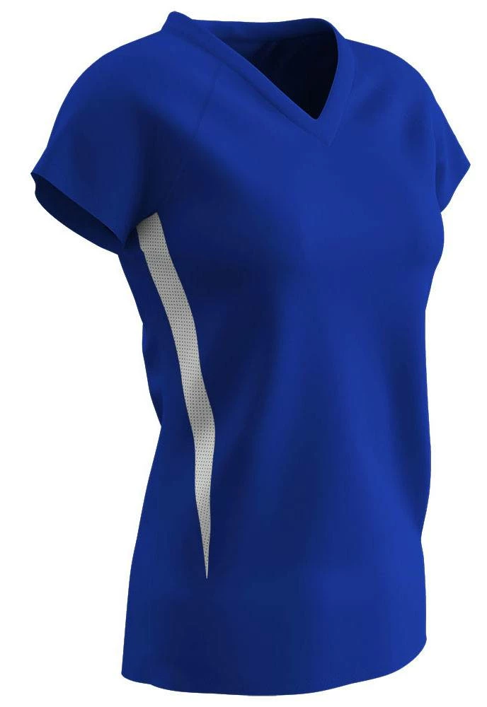 Champro Spike Women's Custom Softball Jersey White/White 7 Champro Spike Women's Custom Softball Jersey White/White - Image 7