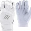 Marucci Signature Youth Batting Gloves White
