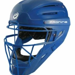 Pro Nine Armatus Baseball Catcher's Helmet Navy -Deals Baseball Store 1433 aepro royal l mainProductImage FullSize