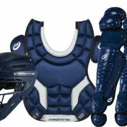 Pro Nine Armatus Elite Adult Baseball Catcher's Gear Set Navy -Deals Baseball Store 1433 armatussetadult navy mainProductImage FullSize