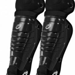 Pro Nine Baseball Catcher's Leg Guards Black
