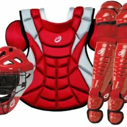 Pro Nine ProLine Adult Catcher's Gear Set Royal -Deals Baseball Store 1433 prolineboxxl scarlet mainProductImage FullSize