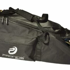 Pro Nine Rolling Locker Tote Baseball Equipment Bag Black -Deals Baseball Store 1433 rlt black mainProductImage FullSize