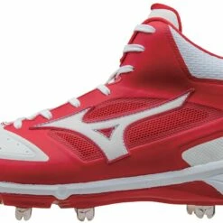 Mizuno Dominant IC Mid Men's Baseball Cleats Red/White 11 Mizuno Dominant IC Mid Men's Baseball Cleats Red/White -Deals Baseball Store 182 320542 redwhite 15 mainProductImage FullSize