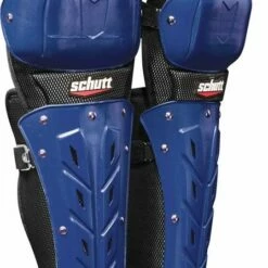 Schutt Air Maxx Scorpion Double Flex Baseball Catcher's Leg Guards Maroon/Black -Deals Baseball Store 251 1264 royalblack 14 mainProductImage FullSize