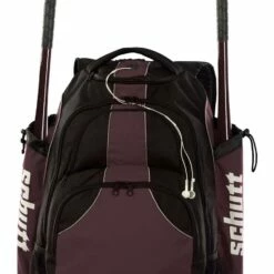 Schutt Large Plus Travel Team Baseball Bat Pack Black/Maroon -Deals Baseball Store 251 128428 blackmaroon mainProductImage FullSize