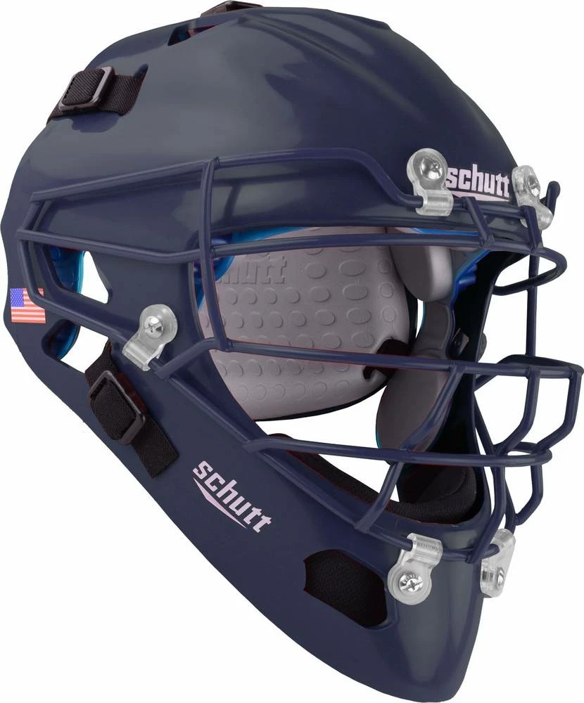 Schutt AiR Maxx 2966 Baseball Catcher's Helmet Navy 3 Schutt AiR Maxx 2966 Baseball Catcher's Helmet Navy - Image 3