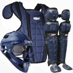 Schutt Scorpion Fastpitch Softball Catchers Gear Set Navy