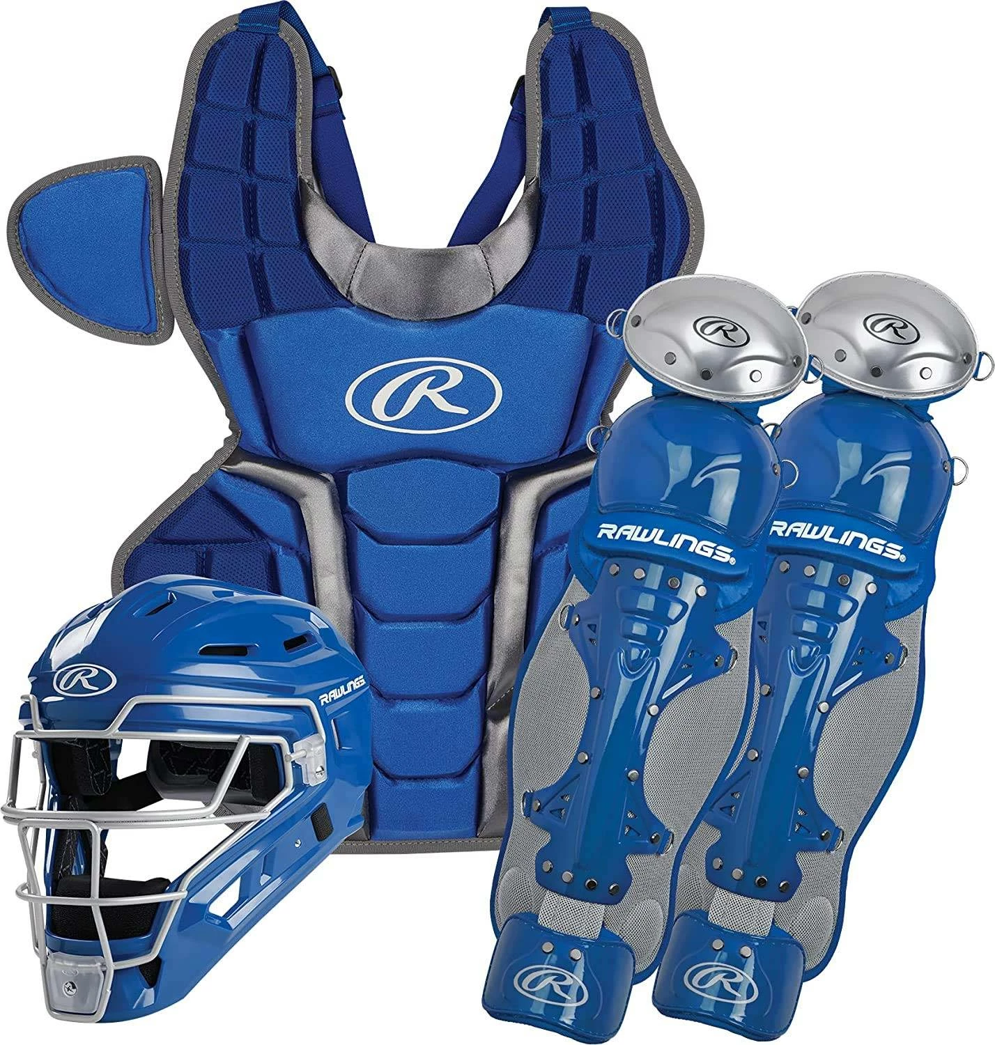 Rawlings Renegade 2.0 Intermediate Catcher's Set - Ages 12-15 Navy/Silver 6 Rawlings Renegade 2.0 Intermediate Catcher's Set - Ages 12-15 Navy/Silver - Image 6