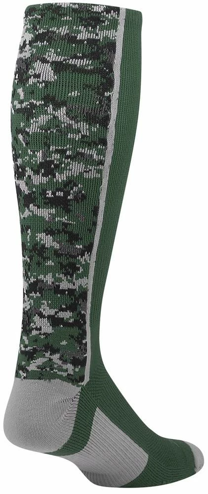 Twin City Digital Camo Knee High Socks White 3 Twin City Digital Camo Knee High Socks White - Image 3