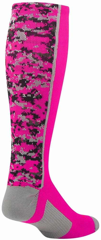 Twin City Digital Camo Knee High Socks White 4 Twin City Digital Camo Knee High Socks White - Image 4
