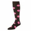 Twin City Krazisox Polkadot Socks Black/White