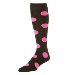 Twin City Krazisox Polkadot Socks Black/White