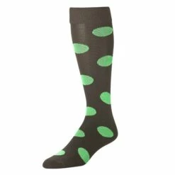 Twin City Krazisox Polkadot Socks Black/White -Deals Baseball Store 411 lppd blacklime m mainProductImage FullSize