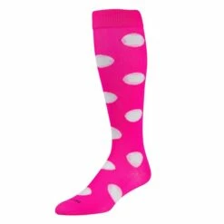 Twin City Krazisox Polkadot Socks Black/White -Deals Baseball Store 411 lppd hotpinkwhite m mainProductImage FullSize