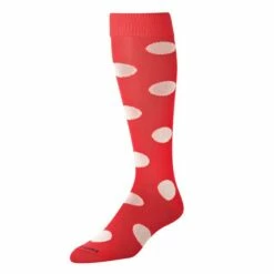 Twin City Krazisox Polkadot Socks Black/White -Deals Baseball Store 411 lppd scarletwhite m mainProductImage FullSize