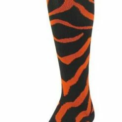 Twin City Krazisox Zebra Over-Calf Tech Socks Hot Pink/Pink -Deals Baseball Store 411 lpz61 blackorange m mainProductImage FullSize