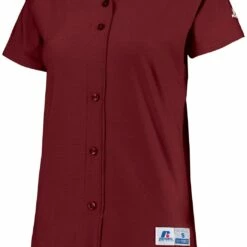 Russell Athletic Women's Stretch Faux Button Custom Softball Jersey Navy -Deals Baseball Store 43 737vtx c cardinal mainProductImage FullSize