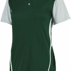 Russell Athletic Women's Performance Two-Button Color Block Custom Softball Jersey Burnt Orange/Baseball Grey -Deals Baseball Store 43 7r6x2x c darkgreenbaseballgrey mainProductImage FullSize