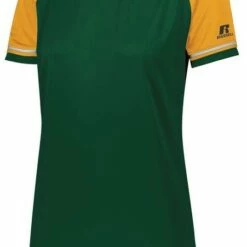 Russell Athletic Women's Classic V-Neck Softball Jersey White/Royal -Deals Baseball Store 43 r01x3x c darkgreengold mainProductImage FullSize